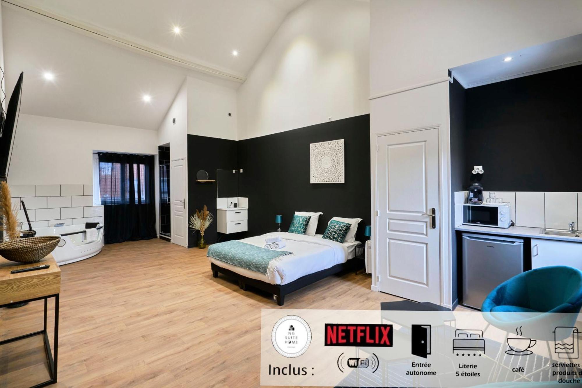 Ng Prestige - Lille L Roubaix Trichon - Balneo - Netflix - Wifi Apartment ภายนอก รูปภาพ